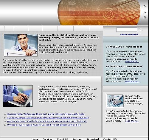Šablóna 00709 Webdesign 00709