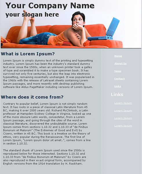 Šablóna 00719 Webdesign 00719